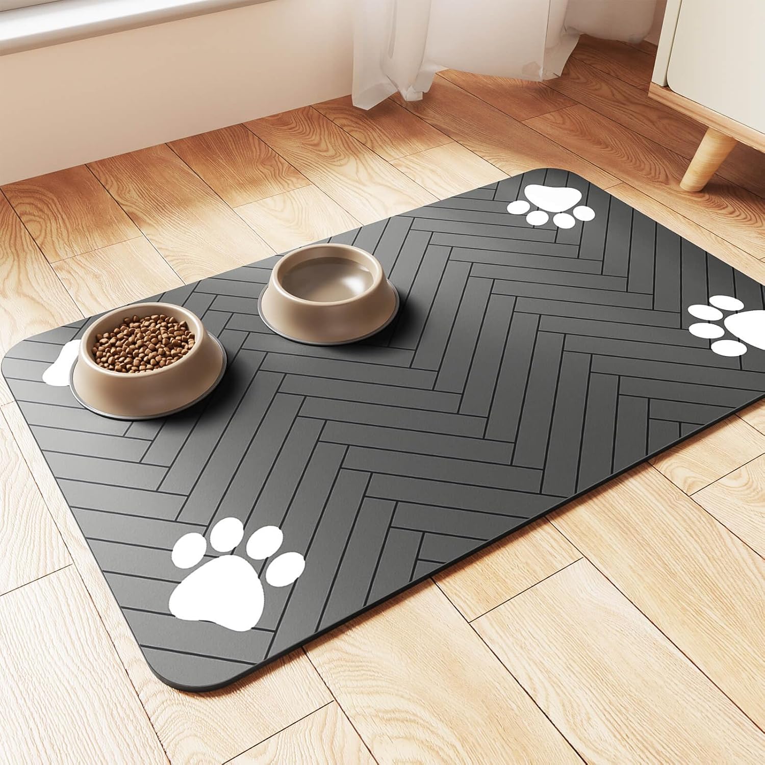 Slate Stripe Dining Mat