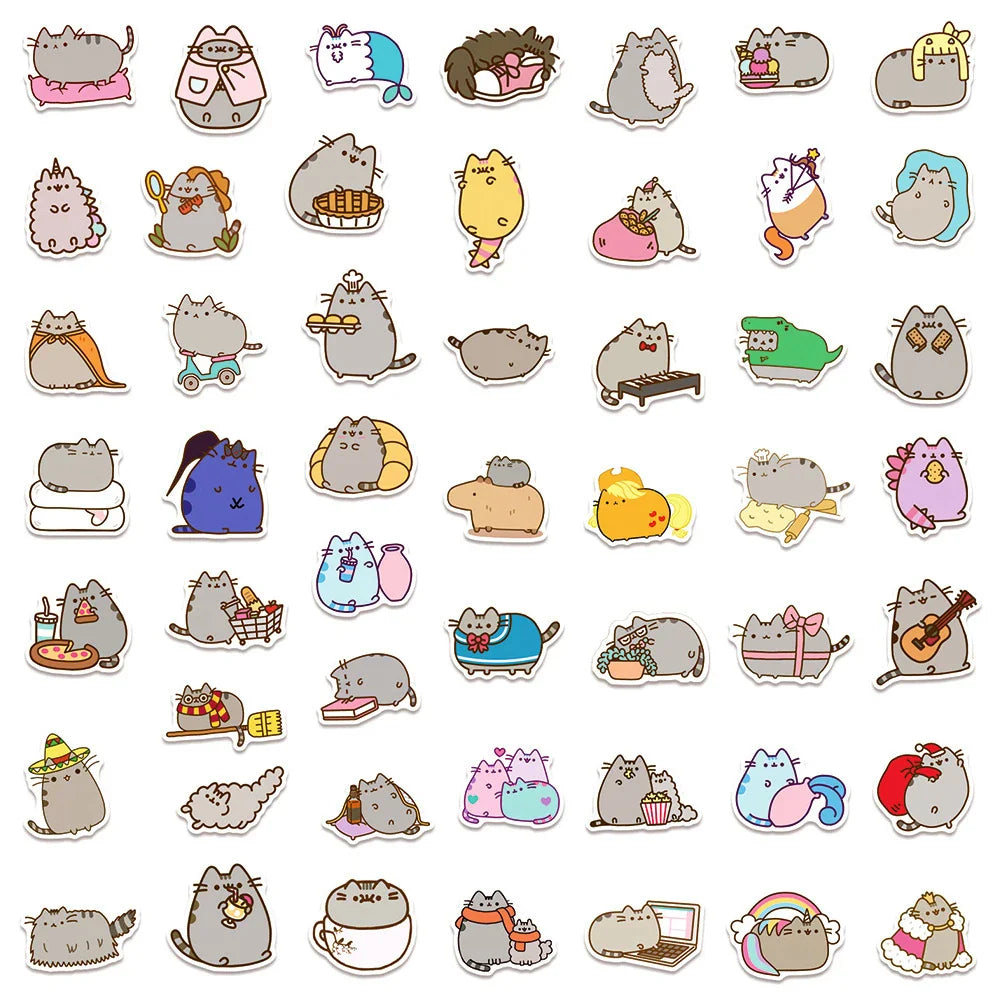 Chunky Cat Stickers