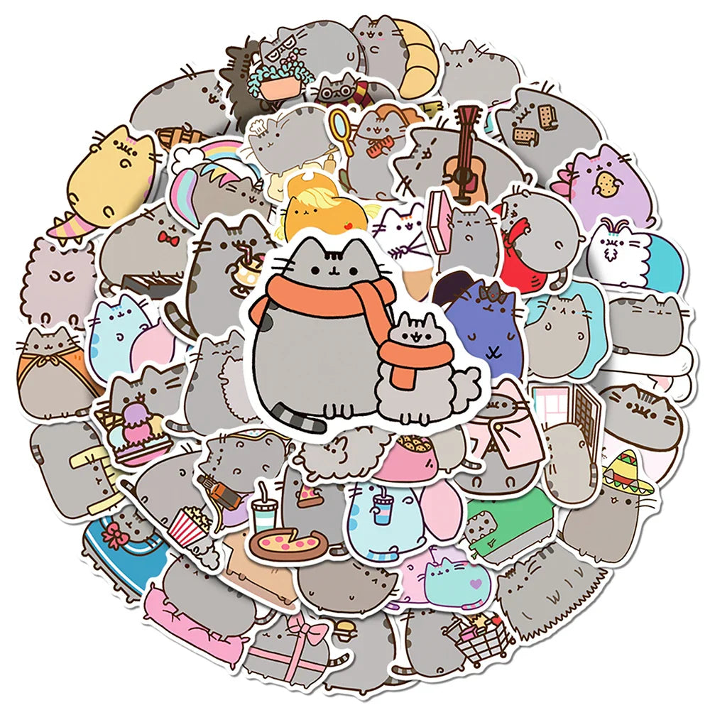 Chunky Cat Stickers