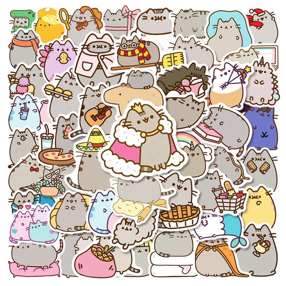 Chunky Cat Stickers