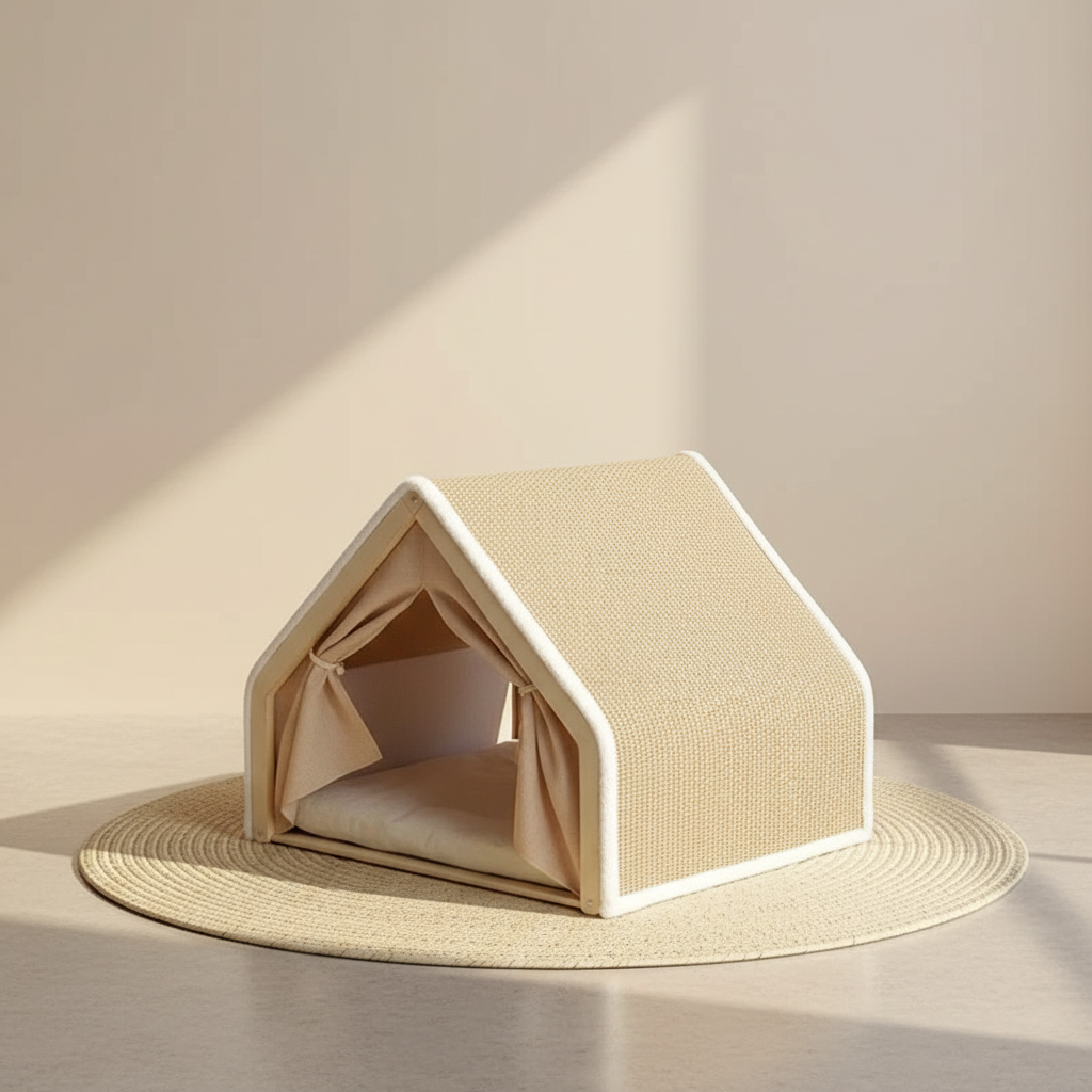 Foldable Sisal Cat House