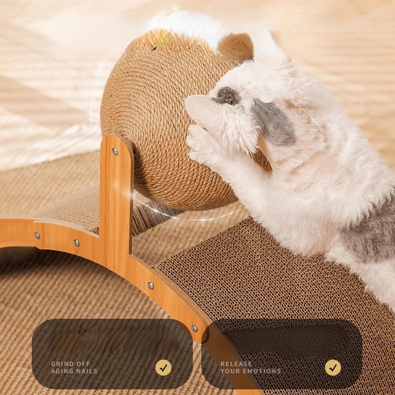 Sisal Wood Cat Scratcher